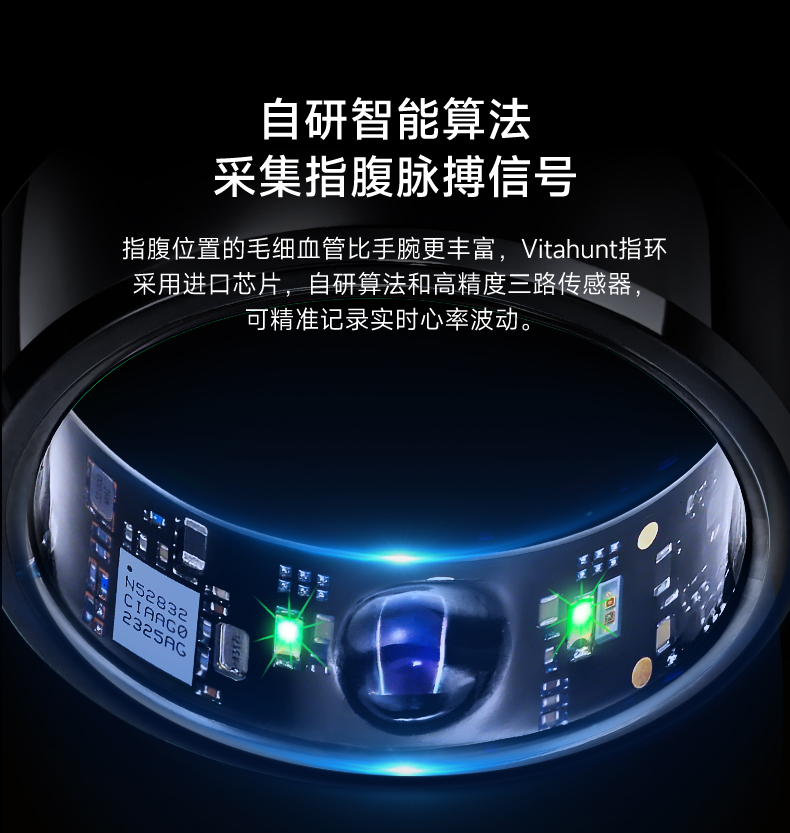 unt智能戒指、体脂秤生态组合破局千亿赛道瓦力棋牌智能穿戴热潮席卷礼品展Vitah(图2)